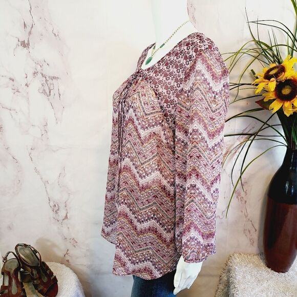 Counterparts beautiful peasant top - Picture 4 of 7